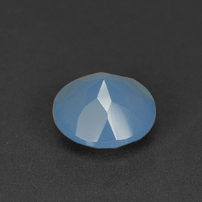 Calcedonio Blu naturale da 1.08 ct, Trasparente, Trasparente/Traslucido