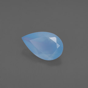 Calcedonio Blu naturale da 0.64 ct, Trasparente, Trasparente/Traslucido