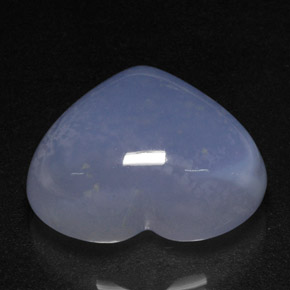 Calcedonio naturale blu da 40,12 ct, trasparente, trasparente/traslucido