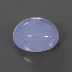 Calcedonio naturale blu da 5,50 ct, trasparente, trasparente/traslucido