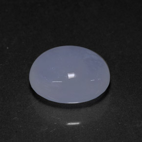 Calcedonio naturale blu da 4,03 ct, trasparente, trasparente/traslucido