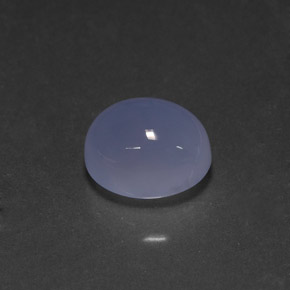 Calcedonio naturale blu da 5,27 ct, trasparente, trasparente/traslucido