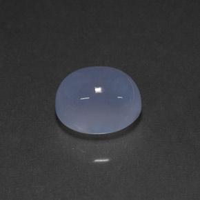 Calcedonio naturale blu da 5,06 ct, trasparente, trasparente/traslucido