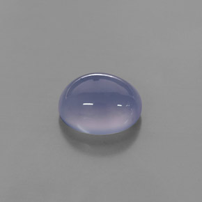 Calcedonio Blu Lavanda naturale da 3.95 ct, Trasparente, Trasparente/Traslucido