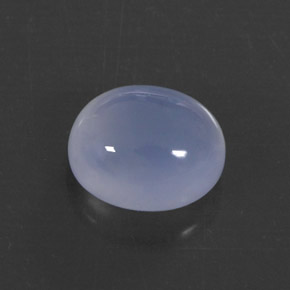 Calcedonio Blu Lavanda naturale da 4.83 ct, Trasparente, Trasparente/Traslucido