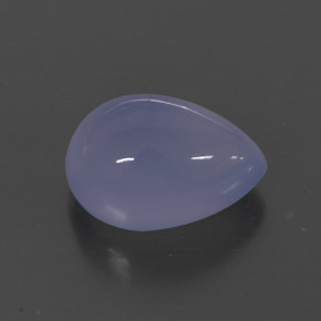 Calcedonio Blu Lavanda naturale da 2.52 ct, Trasparente, Trasparente/Traslucido