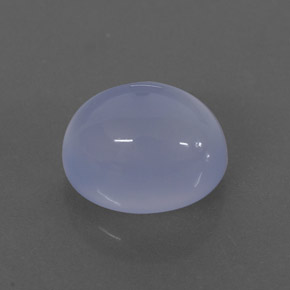 Calcedonio naturale blu da 2,70 ct, trasparente, trasparente/traslucido