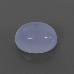 Calcedonio naturale blu da 2,38 ct, trasparente, trasparente/traslucido