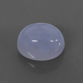 Calcedonio naturale blu da 2,78 ct, trasparente, trasparente/traslucido