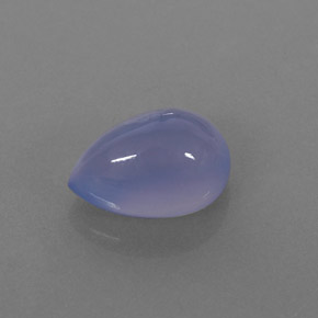 Calcedonio Blu Lavanda naturale da 2.40 ct, Trasparente, Trasparente/Traslucido
