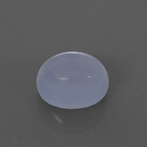 Calcedonio naturale blu da 3,07 ct, trasparente, trasparente/traslucido