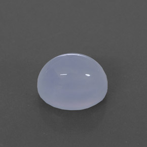 Calcedonio naturale blu da 3,07 ct, trasparente, trasparente/traslucido