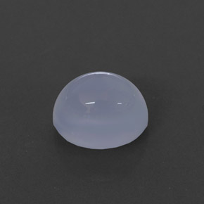 Calcedonio naturale blu da 2,84 ct, trasparente, trasparente/traslucido