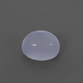 Calcedonio naturale blu da 2,50 ct, trasparente, trasparente/traslucido