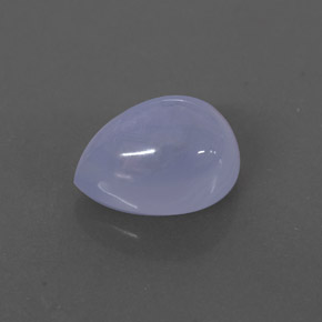 Calcedonio naturale blu da 2,84 ct, trasparente, trasparente/traslucido