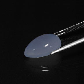 Calcedonio Blu Lavanda naturale da 5.99 ct, Trasparente, Trasparente/Traslucido