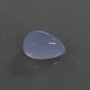 Calcedonio Blu Lavanda naturale da 4.11 ct, Trasparente, Trasparente/Traslucido