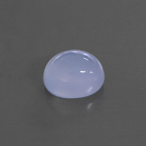 Calcedonio Blu Lavanda naturale da 3.99 ct, Trasparente, Trasparente/Traslucido