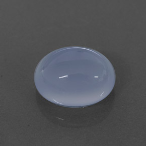 Calcedonio Blu Lavanda naturale da 3.42 ct, Trasparente, Trasparente/Traslucido