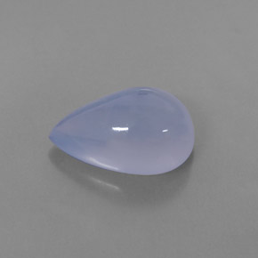 Calcedonio naturale blu da 5,28 ct, trasparente, trasparente/traslucido