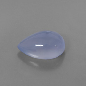 Calcedonio naturale blu da 5,21 ct, trasparente, trasparente/traslucido