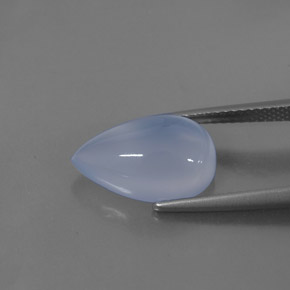 Calcedonio Blu Lavanda naturale da 4.98 ct, Trasparente, Trasparente/Traslucido