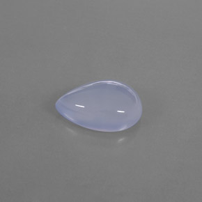 Calcedonio naturale blu da 5,69 ct, trasparente, trasparente/traslucido