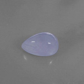 Calcedonio Blu Lavanda naturale da 8.19 ct, Trasparente, Trasparente/Traslucido