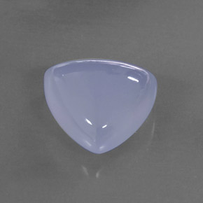 Calcedonio naturale blu da 10,59 ct, trasparente, trasparente/traslucido