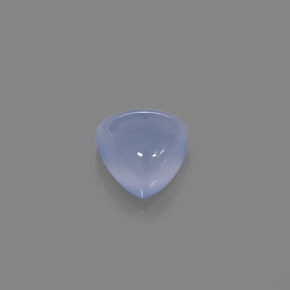 Calcedonio blu lavanda naturale da 3,22 ct, trasparente, trasparente/traslucido