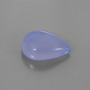 Calcedonio Blu Lavanda naturale da 4.48 ct, Trasparente, Trasparente/Traslucido