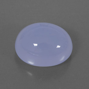 Calcedonio Blu Lavanda naturale da 5.59 ct, Trasparente, Trasparente/Traslucido