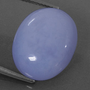 Calcedonio naturale blu da 13,90 ct, trasparente, trasparente/traslucido