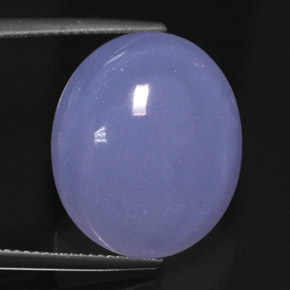 Calcedonio Blu Lavanda naturale da 19.10 ct, Trasparente, Trasparente/Traslucido