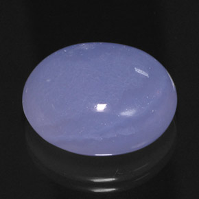 Calcedonio Blu Lavanda naturale da 19.10 ct, Trasparente, Trasparente/Traslucido