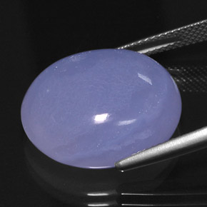 Calcedonio Blu Lavanda naturale da 19.10 ct, Trasparente, Trasparente/Traslucido
