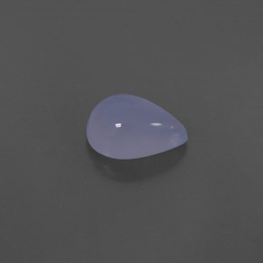 Calcedonio naturale blu da 2,35 ct, trasparente, trasparente/traslucido
