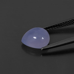 Calcedonio Blu Lavanda naturale da 2.34 ct, Trasparente, Trasparente/Traslucido