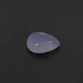Calcedonio naturale blu da 1,62 ct, trasparente, trasparente/traslucido