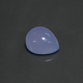 Calcedonio naturale blu da 5,25 ct, trasparente, trasparente/traslucido