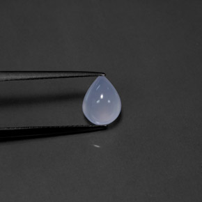 Calcedonio Blu Lavanda naturale da 1.97 ct, Trasparente, Trasparente/Traslucido