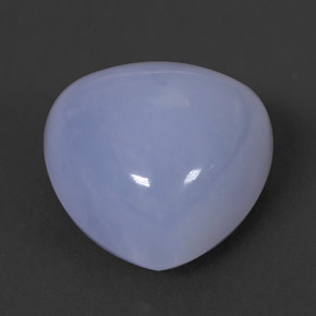 Calcedonio naturale blu da 6,67 ct, trasparente, trasparente/traslucido