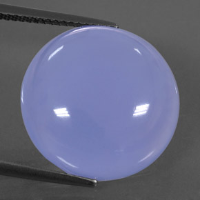 Calcedonio Blu Lavanda naturale da 17.43 ct, Trasparente, Trasparente/Traslucido