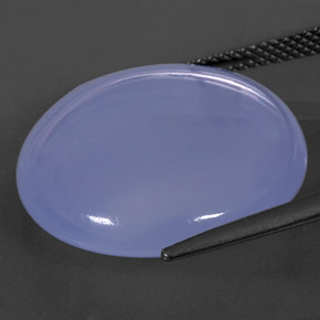Calcedonio Blu Lavanda naturale da 20.57 ct, Trasparente, Trasparente/Traslucido