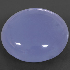 Calcedonio Blu Lavanda naturale da 32.21 ct, Trasparente, Trasparente/Traslucido