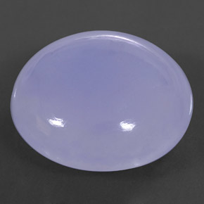 Calcedonio naturale blu da 44,51 ct, trasparente, trasparente/traslucido