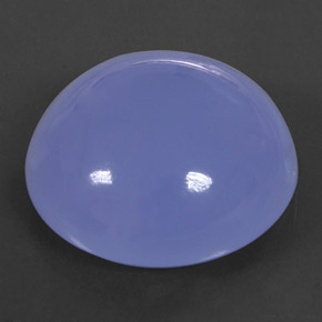 Calcedonio naturale blu da 46,38 ct, trasparente, trasparente/traslucido