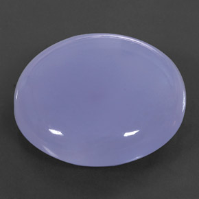 Calcedonio Blu Lavanda naturale da 37.88 ct, Trasparente, Trasparente/Traslucido