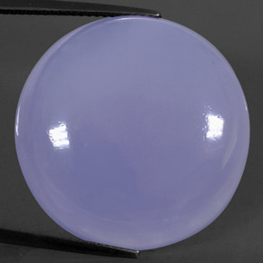 Calcedonio Blu Lavanda naturale da 37.88 ct, Trasparente, Trasparente/Traslucido