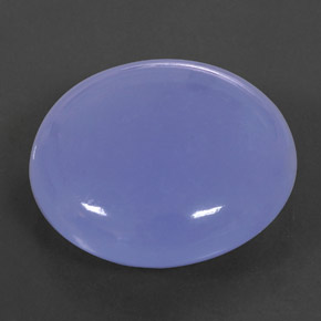 Calcedonio naturale blu da 38,12 ct, trasparente, trasparente/traslucido